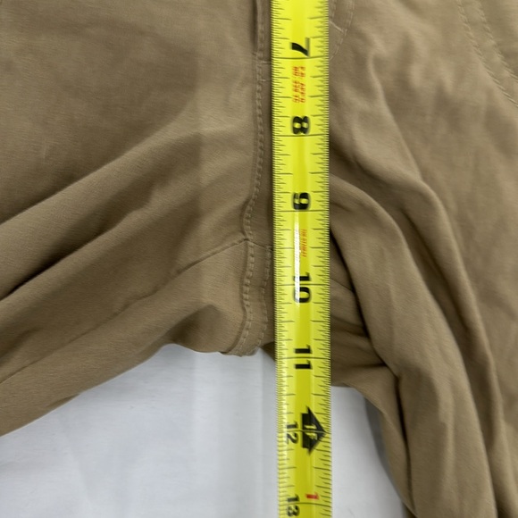 Athleta Dipper Nylon Cargo Hiking Pants Kahki Size 8P Low Rise Women's Bootcut - Picture 4 of 7